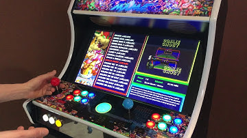 22” Bartop Arcade with trackball!  32 games.