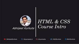 #01 - Introduction: HTML Tutorial for Beginners in Marathi