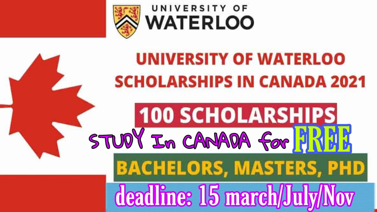 phd funding waterloo