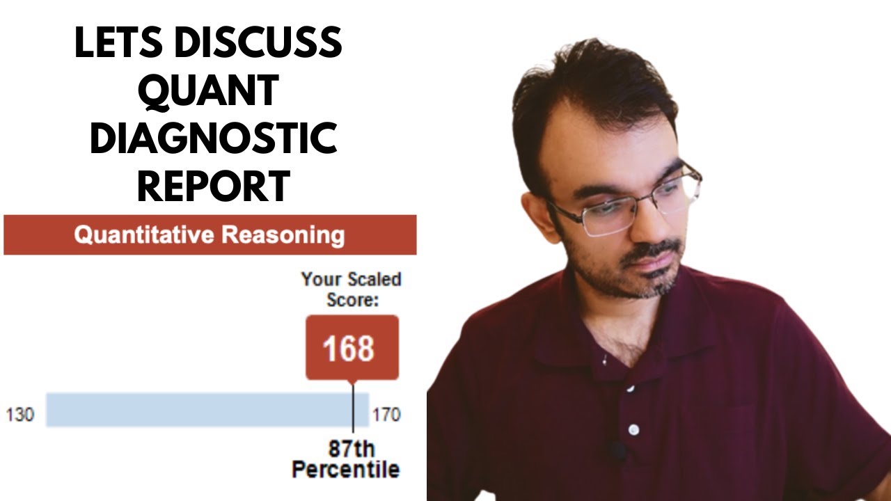 my official score is here. let's discuss GRE quant diagnostic report ...