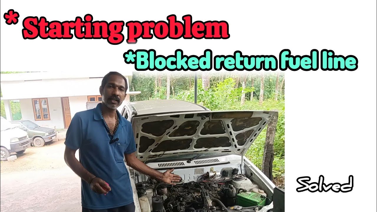 maruti 800 starting problem