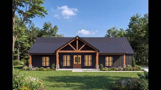 4 Bedroom Modern Farmhouse Beautiful Unique Plan 4534-00166