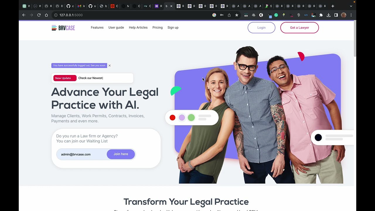 BRVCASE Ai Powered Legal Application