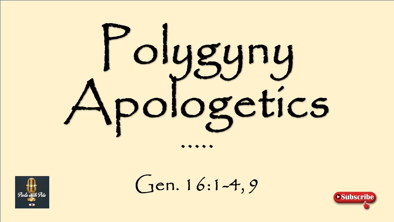Genesis 16 1 9 Supports Polygyny YouTube genesis-16-1-9-supports-polygyny-youtube