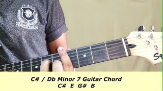 C 7th C Minor 7th Guitar Chord Guitar Tutorial L 125