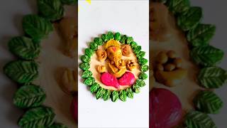 Easiest way to make Ganesha with Clay ✨🚩 #bappa #diy #art #trending