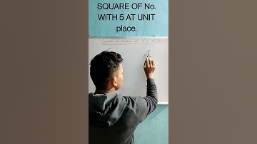 Square of no with 5 at unit place.#maths #shorts