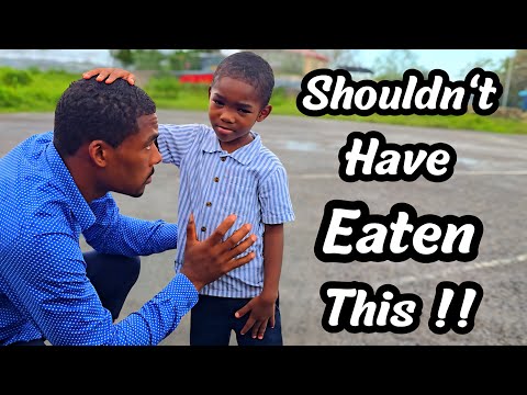 Will he be OK after Eating this⁉️