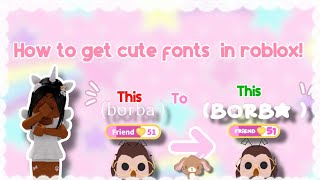 ✨ How to Get CUTE Fonts in Roblox (Easy Tutorial!) 💕🎮