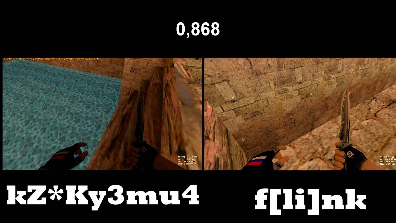 duel kZ*Ky3mu4 vs f[li]nk.mxf