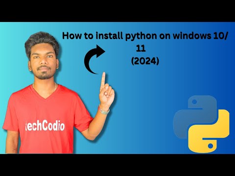 how to install python  on windows 10/11 (2024) | #part 1.2 | python course