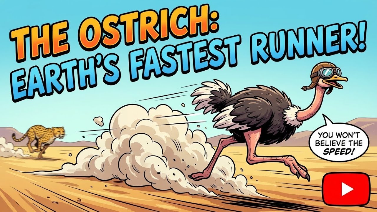 Страус: самая быстрая птица на Земле! Раскрыта шокирующая скорость.