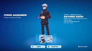 How To Get Satoru Gojo Skin NOW FREE In Fortnite!