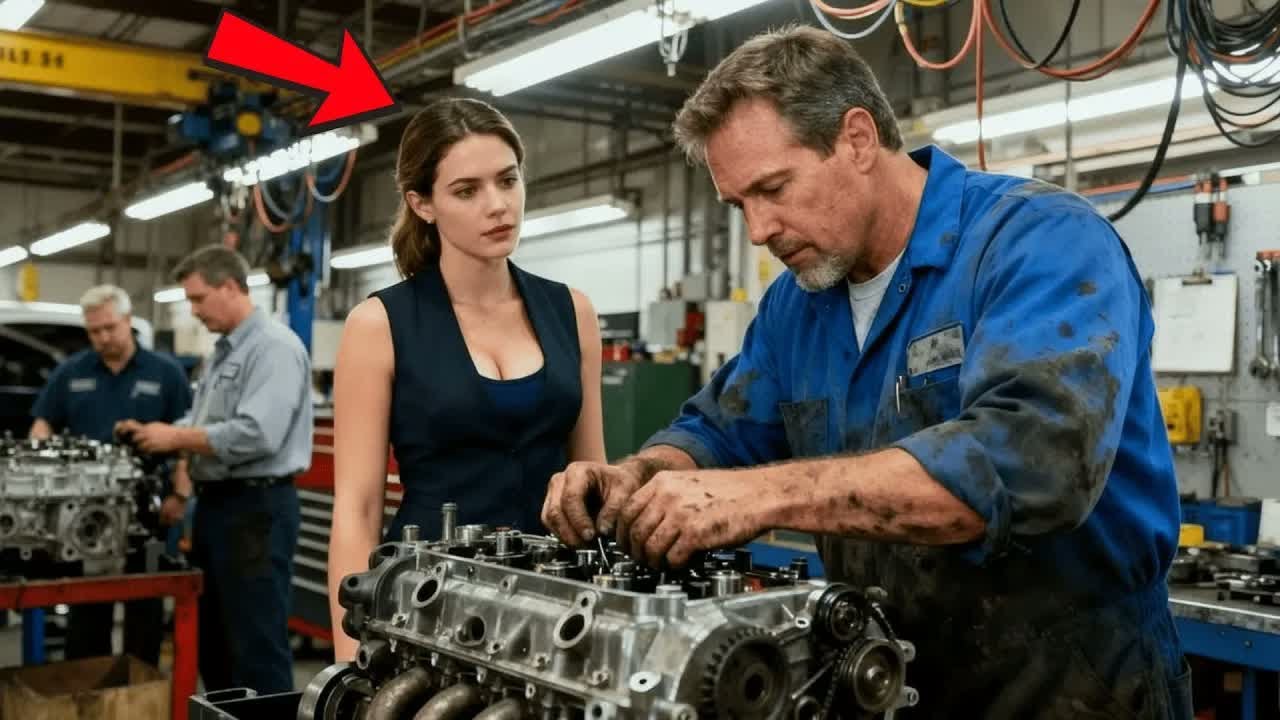 Meccanico Povero Ripara Auto Da 2 Milioni In Minuti — La Reazione Della CEO Sconvolge La Fabbric