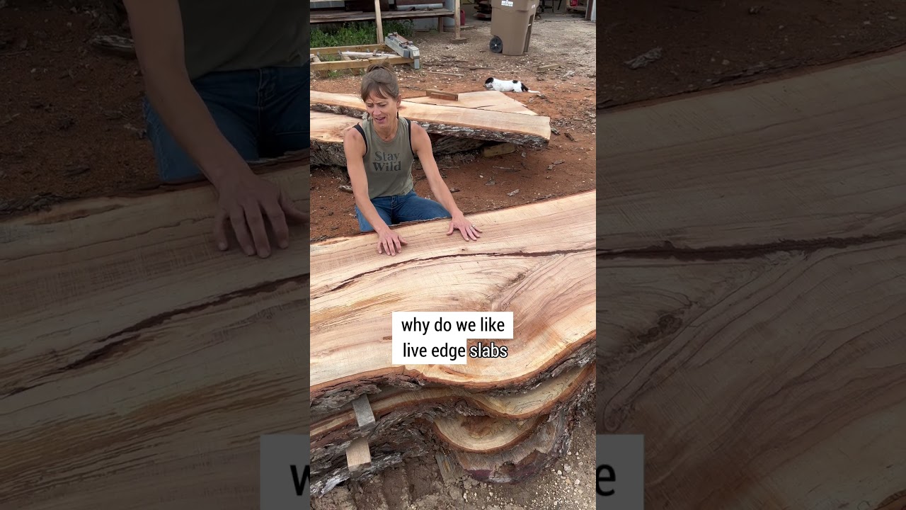 What is a live edge table??