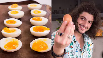 Como fazer um ovo amarelo?