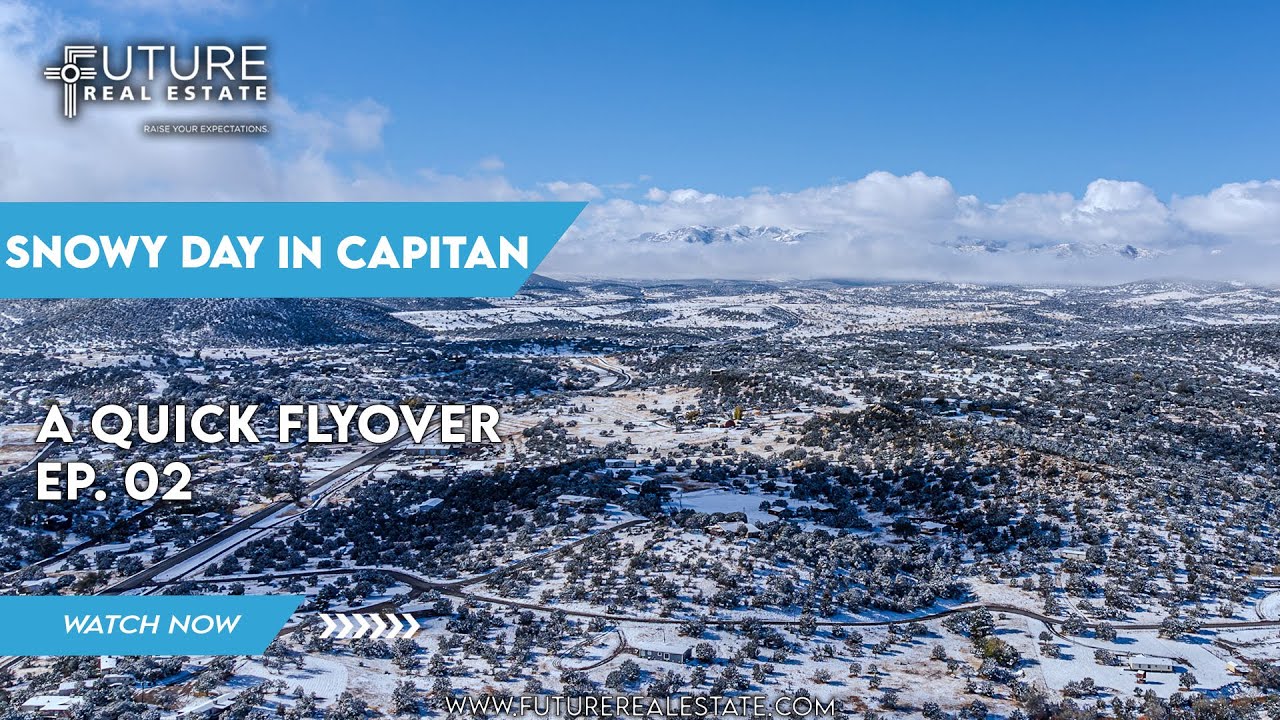 🌨️ Quick Flyover Ep. 02 - Snowy Day in Capitan, NM ❄️