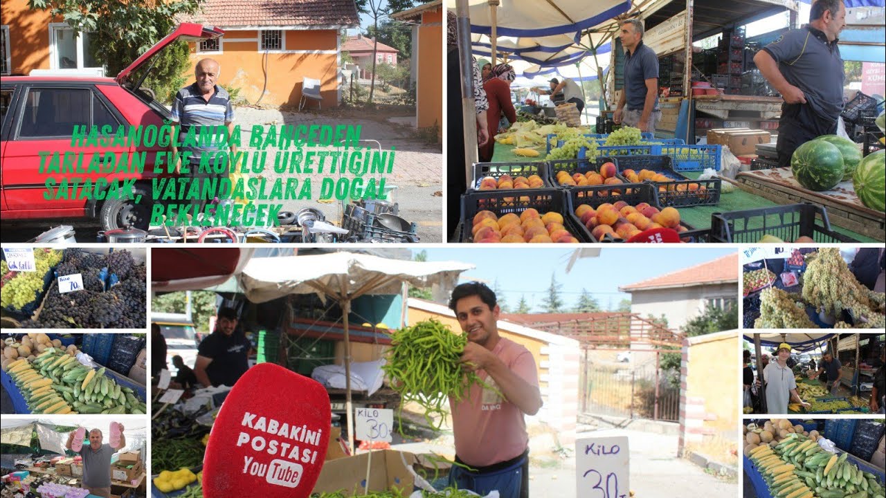 HASANOĞLANDA BAHÇEDEN TARLADAN EVE KÖYLÜ ÜRETTİĞİNİ SATACAK, VATANDAŞLARA DOĞAL BESLENECEK.
