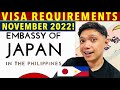 IMPORTANT NOTICE TO 🇯🇵JAPAN TOURIST VISA APPLICANTS FROM NOVEMBER 2022, EMBASSY OF JAPAN IN THE PH