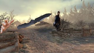 MW2 Throwing knife cross map