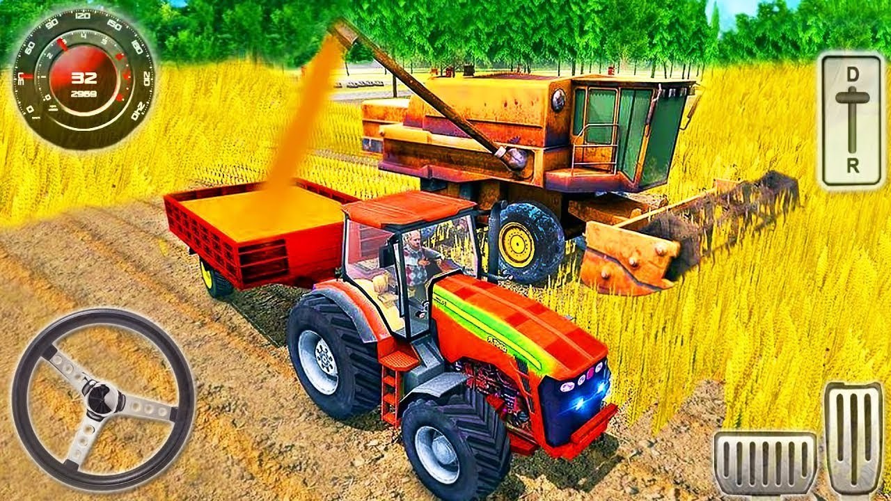 Real Offroad Village Driving Simulator 3D - Tractor Driving 3D Gameplay - Android Gameplay 