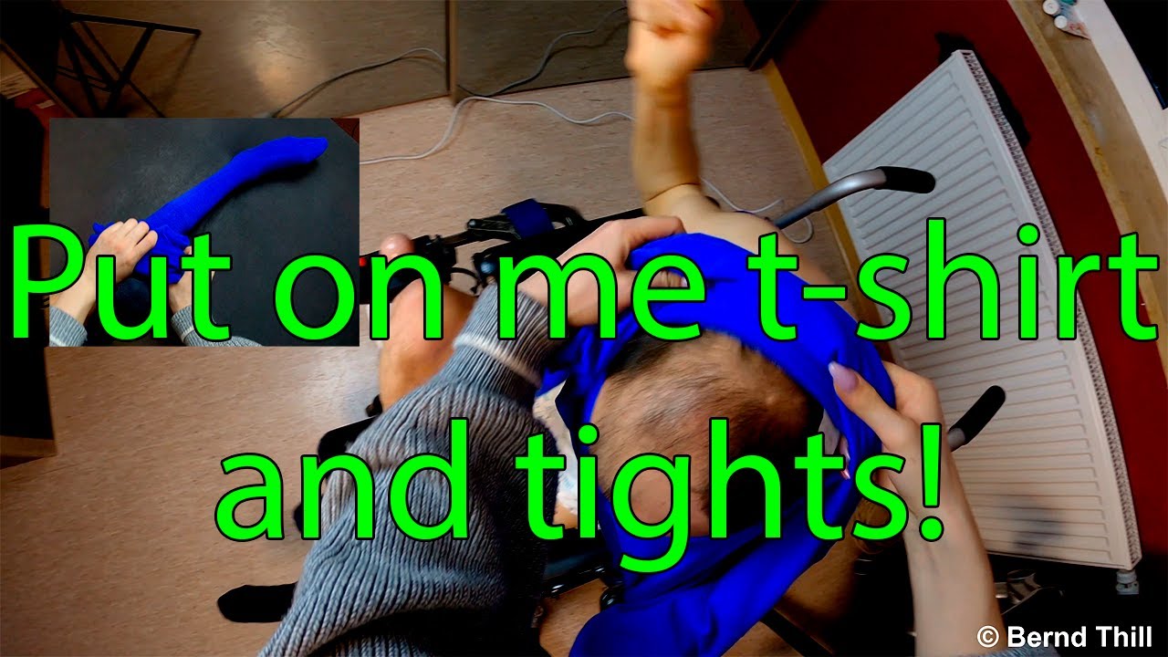 Praktischer Kleidungsstil: Wie mir mein Oberteil und meine Strumpfhose angezogen werden - 4K