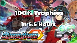 Blaster Master Zero - 100% Trophies in 5.5 Hours (5:22:54)