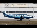 Pilatus PC-12/47 (G-TRAT) at Sabadell Airport. [1/2]