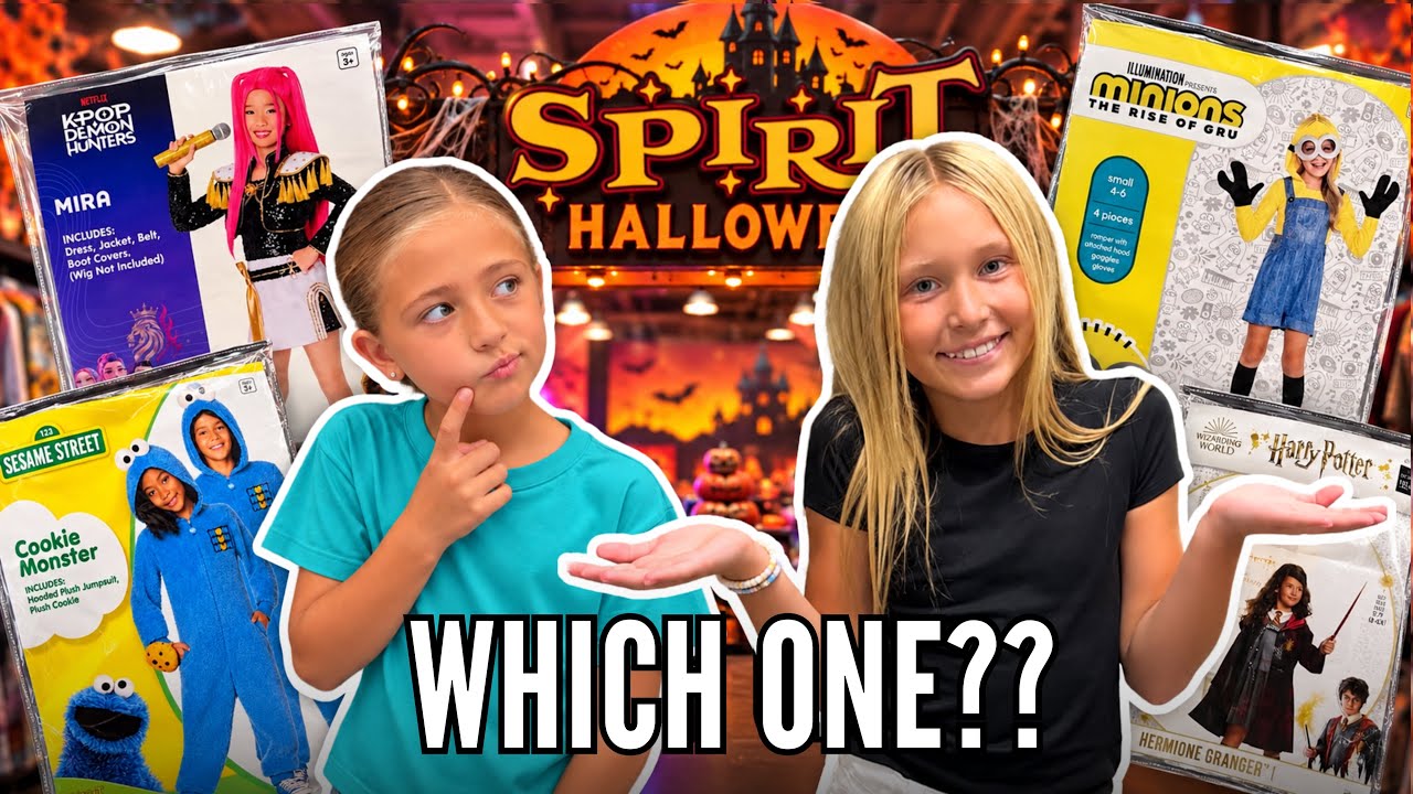 Shopping for the PERFECT Halloween Costume! They Can't Decide!