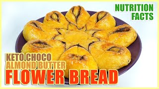 Keto Choco Almond Butter Flower Bread