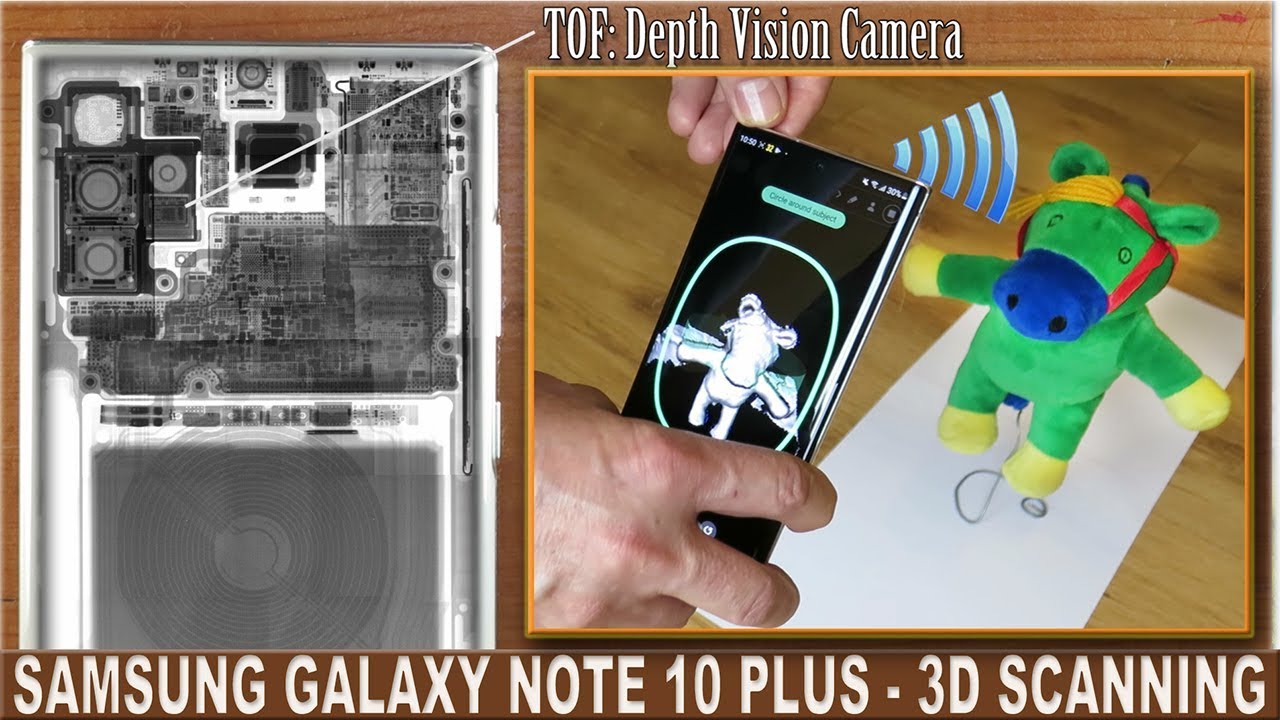 Samsung Galaxy Note 10 Plus 3d Object Scanning With Tof Camera Youtube