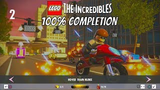 LEGO The Incredibles - 100% Completion Chapter 2: Hover Train Hinjinx (Downburst, Bobb Parr Unlock)