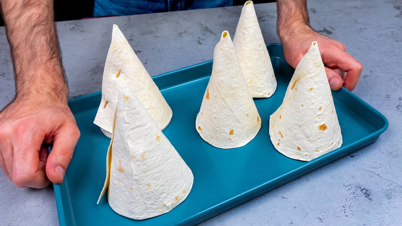 Fyllda tunnbröd med kyckling och majs - supergott och mättande mellanmål