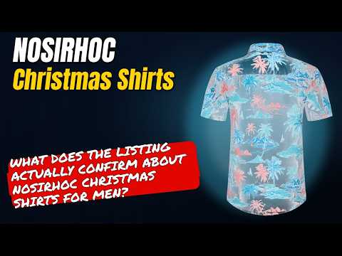 Nosirhoc Christmas Shirts for Men, Review (2026) - Surprisingly Good?