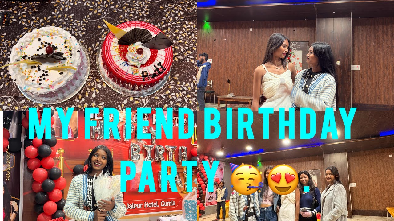My friend birthday party vlog. 