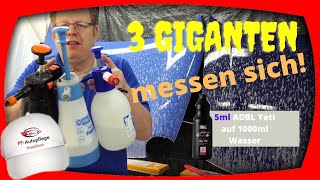 ADBL BFF&BFS Kit 2l Schaumsprüher /Alta Foam 2000/ Gloria FM10// Die Drei Giganten messen sich