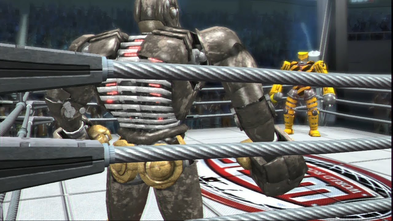 REAL STEEL THE VIDEO GAME - KONG TRON vs TOOLBOX (SLEDGEHAMMER HANDS)