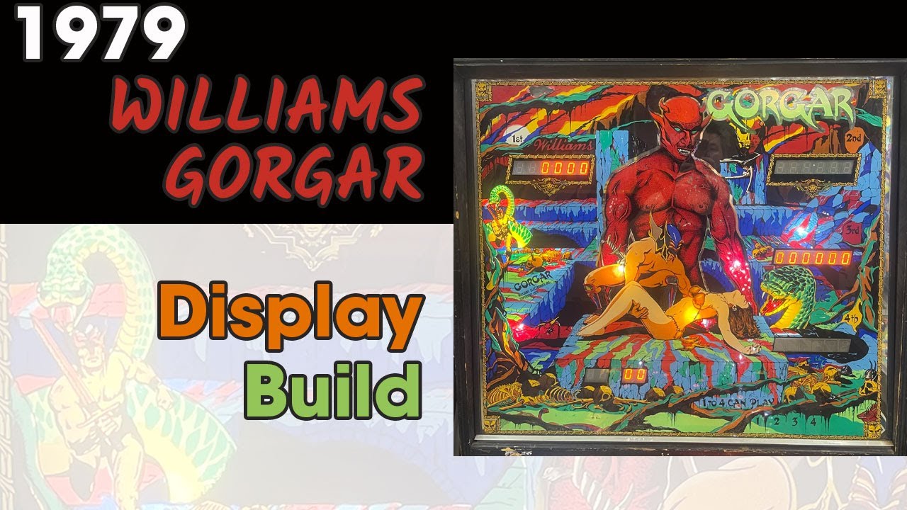 1979 Williams Gorgar Display Build Pinball Repair 