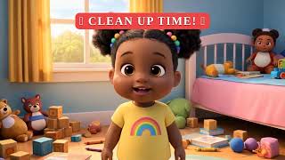 Clean Up Time Song! 🧸✨ | Fun Kids Song About Cleaning Toys | TinyKind Tales