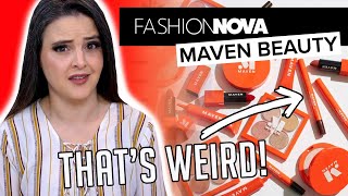 Fashion Nova made some makeup... I gotta be honest... 😏 | Maven Beauty Review