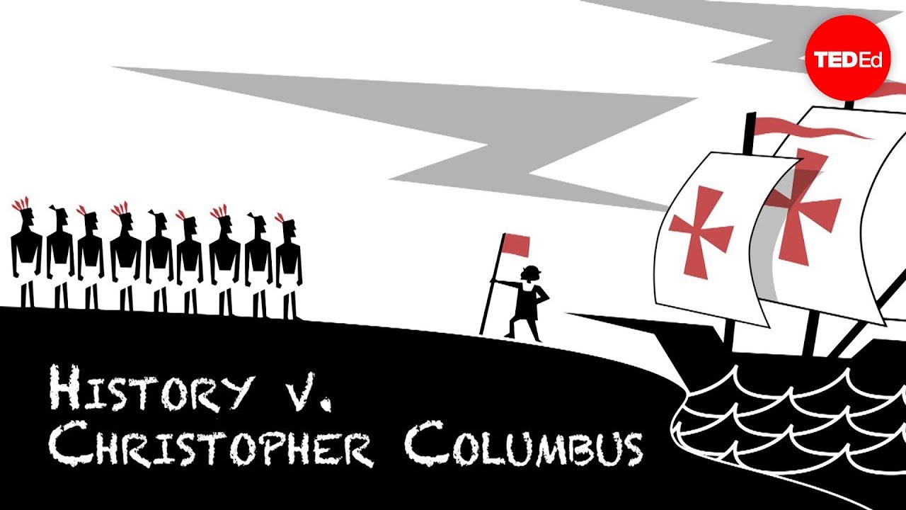 Christopher Columbus was the first person to set foot on the continent of America, and his discovery