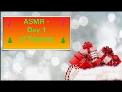 ASMR - Day 1 of Trigmas - Whisper * Fast Tapping Scratching