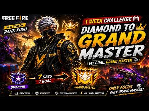 Free Fire New Season Rank Push! ⚡ 1K Subscribers Special Stream 🎯 Join Now!