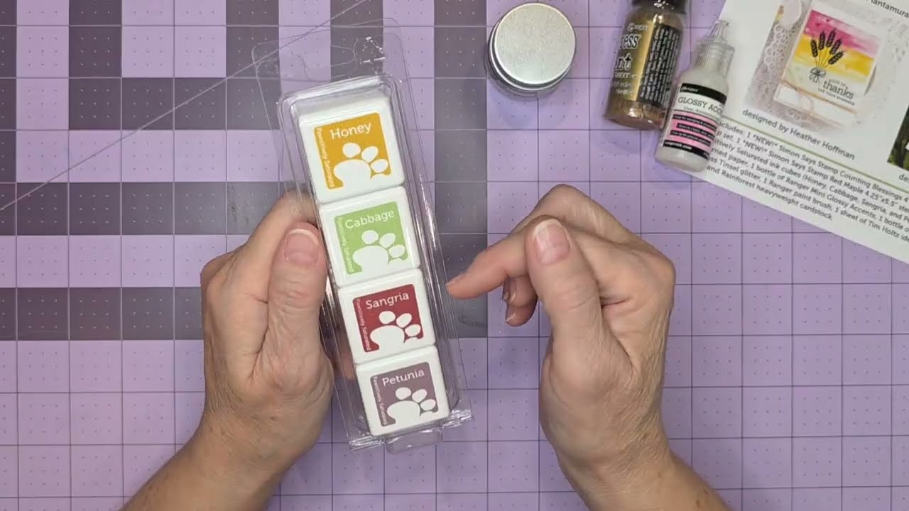 SIMON SAYS STAMP - November Monthly Card Kit (Give Thanks)