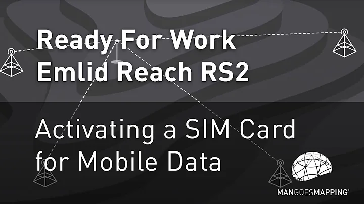 Getting Started with the Emlid Reach RS2 | Step 3 : Activate data SIM card