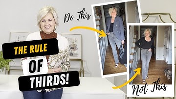 Look Your Best! Fashion Tip: Follow the Rule of Thirds!