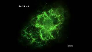 Crab Nebula in Multiple Wavelengths (Annotated)