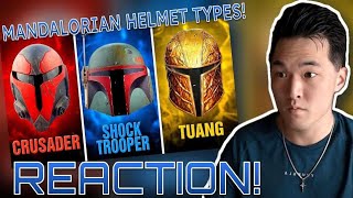 EVERY SINGLE Mandalorian Helmet Type/Variant Explained! Reaction! | Red Five