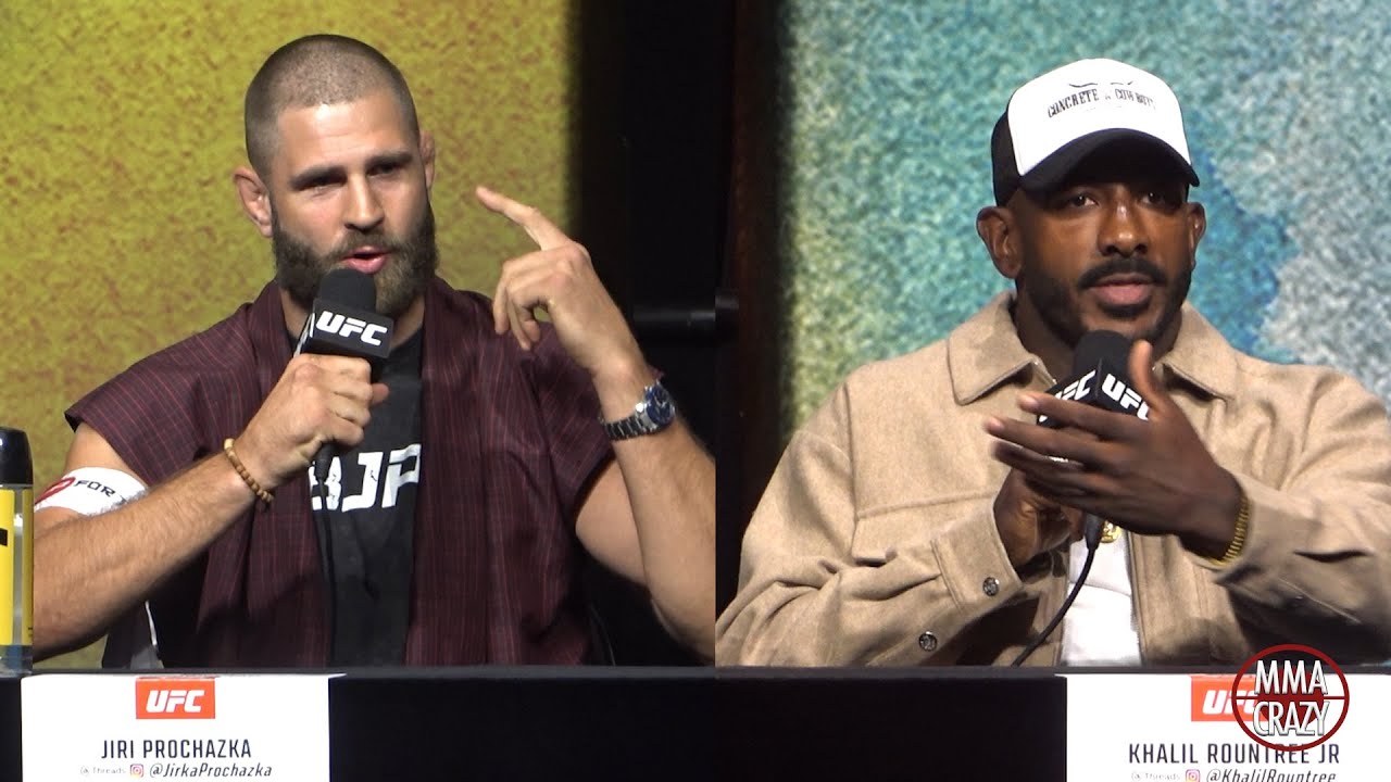 Jiri Prochazka vs. Khalil Rountree Jr  Press Conference Highlights UFC 320