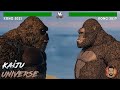 Titanus kongs fight with healthbars in roblox 4k  2017 vs 2021